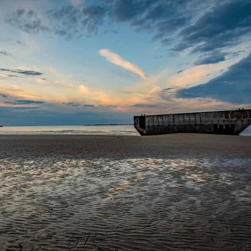 Nid De Pie Grand Duplex Lumineux Cadre Verdoyant Calme A 5 Mn De La Mer Pres Port En Bessin, Bayeux, Omaha Beach, Commes Exterior foto